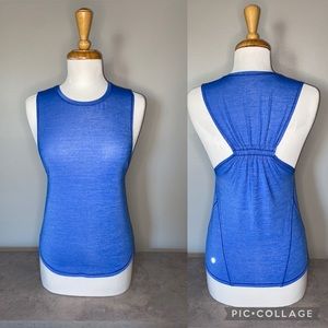 Lululemon “In a Cinch” Tank Blue